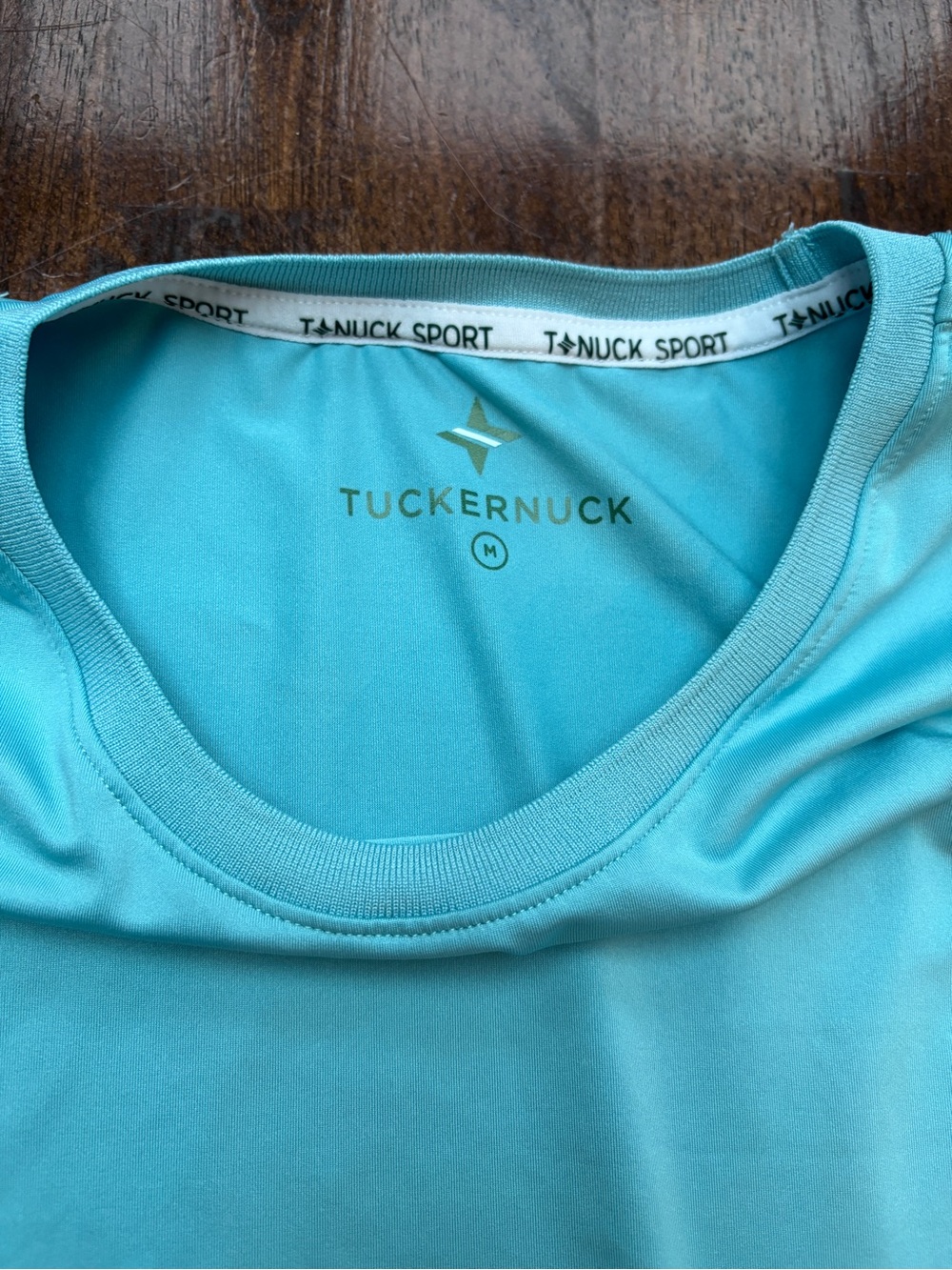Tuckernuck Women’s Aqua Short-Sleeve Performance Tee